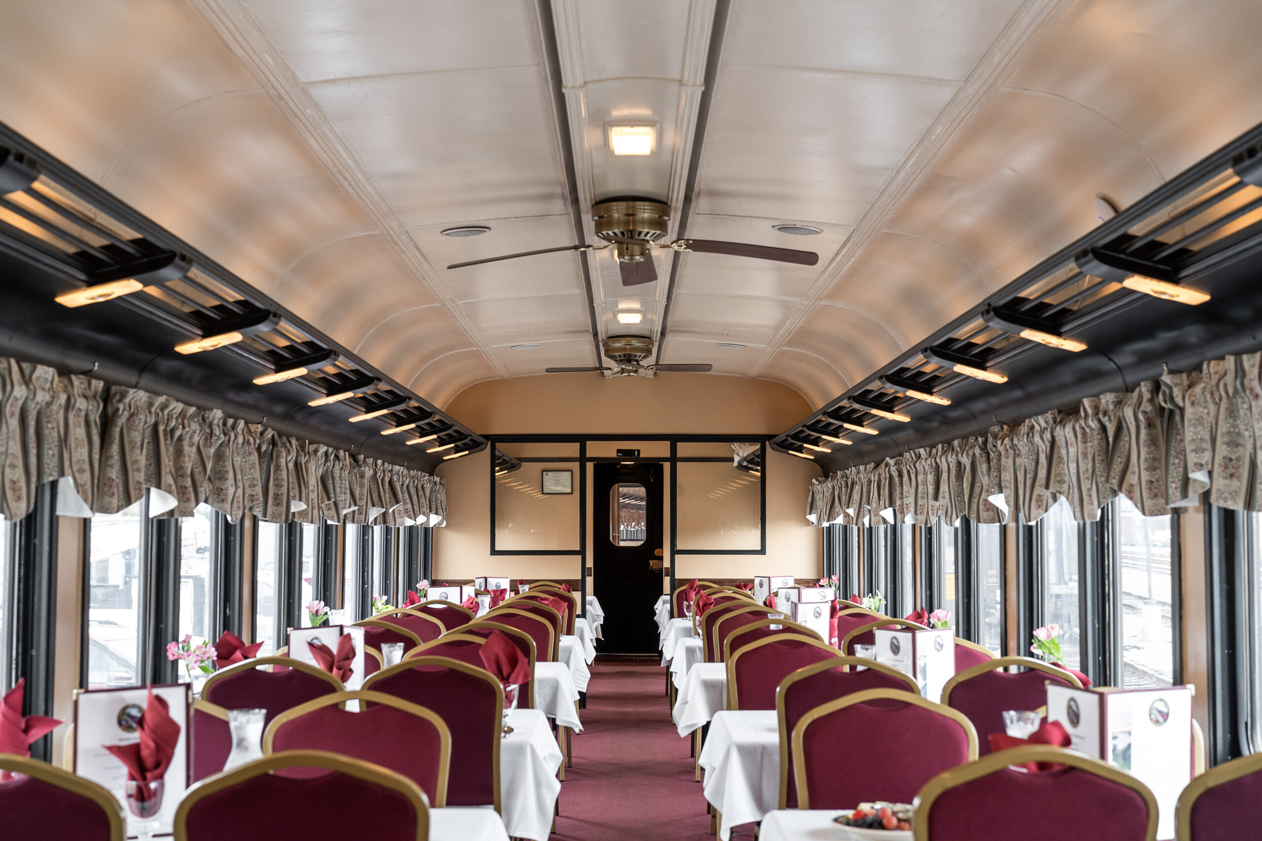 First Class dining car